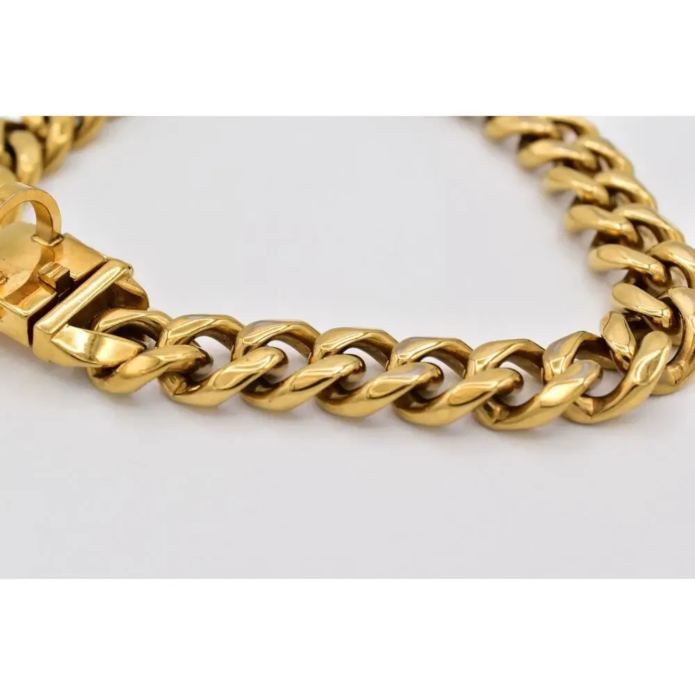 Spark Paws Gold Dog Collar 16